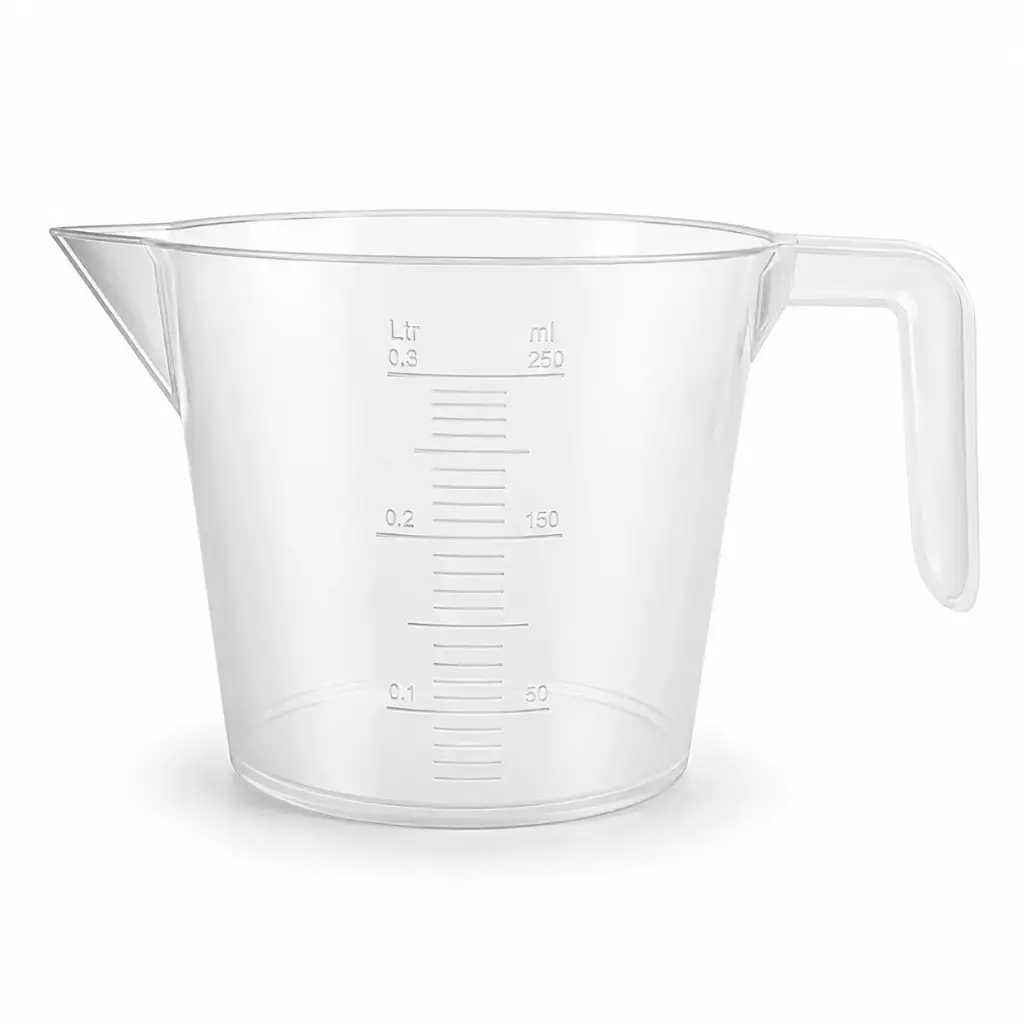 VASO MEDIDOR PLASTICO 250ml