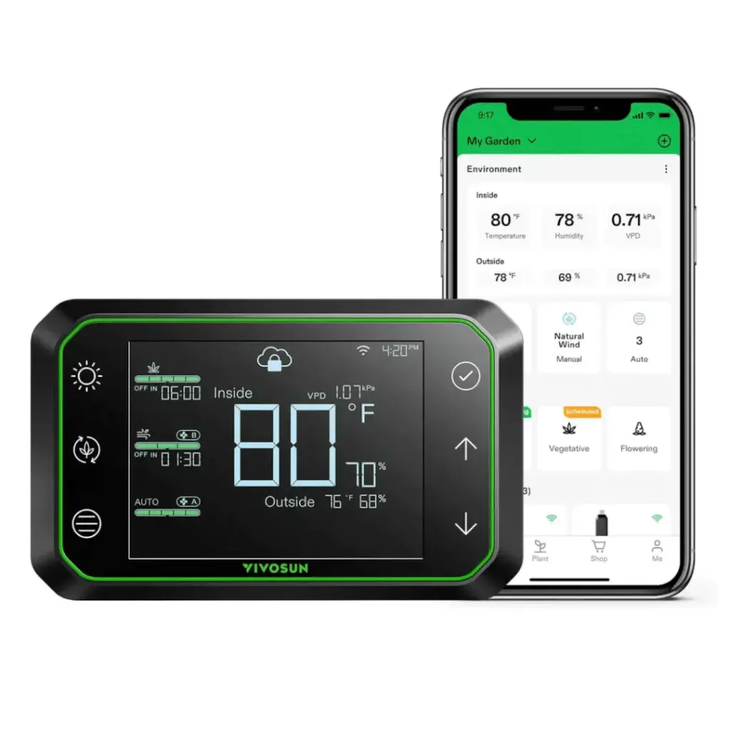 CONTROLADOR AMBIENTAL WIFI VIVOSUN GROWHUB E42
