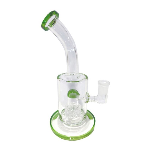 [s15] BONG RIG GREEN GLASS
