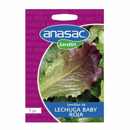 [1503807] SEM LECHUGA BABY LEAF ROJA ANASAC (1 GR)