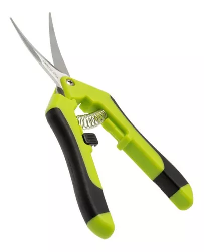 [TIJPUNTACURV] TIJERA PODADORA PUNTA CURVA VERDE